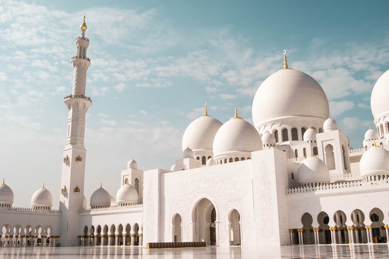 Abu Dhabi Scheich Zayid Moschee Sehenswürdigkeiten