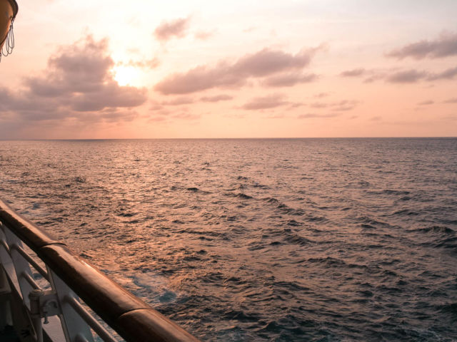 Karibik Kreuzfahrt Sonnenuntergang