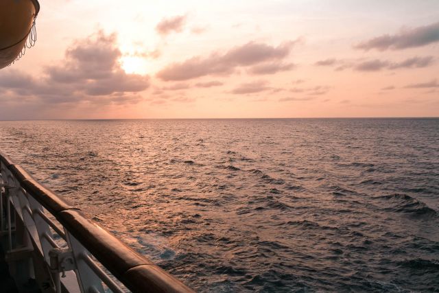 Karibik Kreuzfahrt Sonnenuntergang