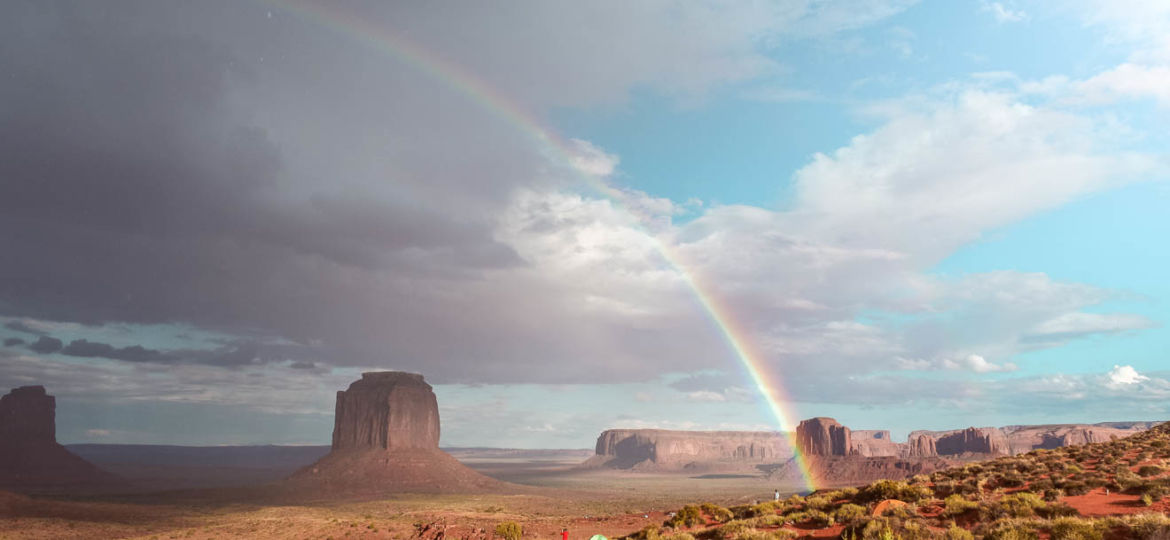 Monument Valley Regenbogen