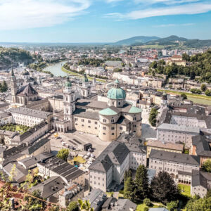 Städtetrip nach Salzburg Aussicht