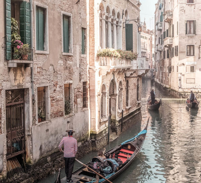 Aktivitäten in Venedig Italien Gondeln