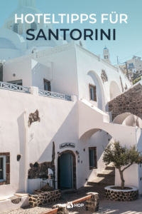 Pinterest Hoteltipps für Santorini