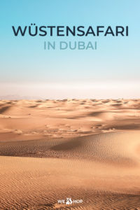 Pinterest Wüstensafari in Dubai