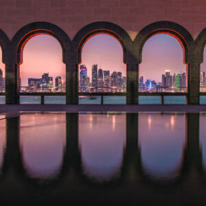 Orient Kreuzfahrt Doha Katar Skyline