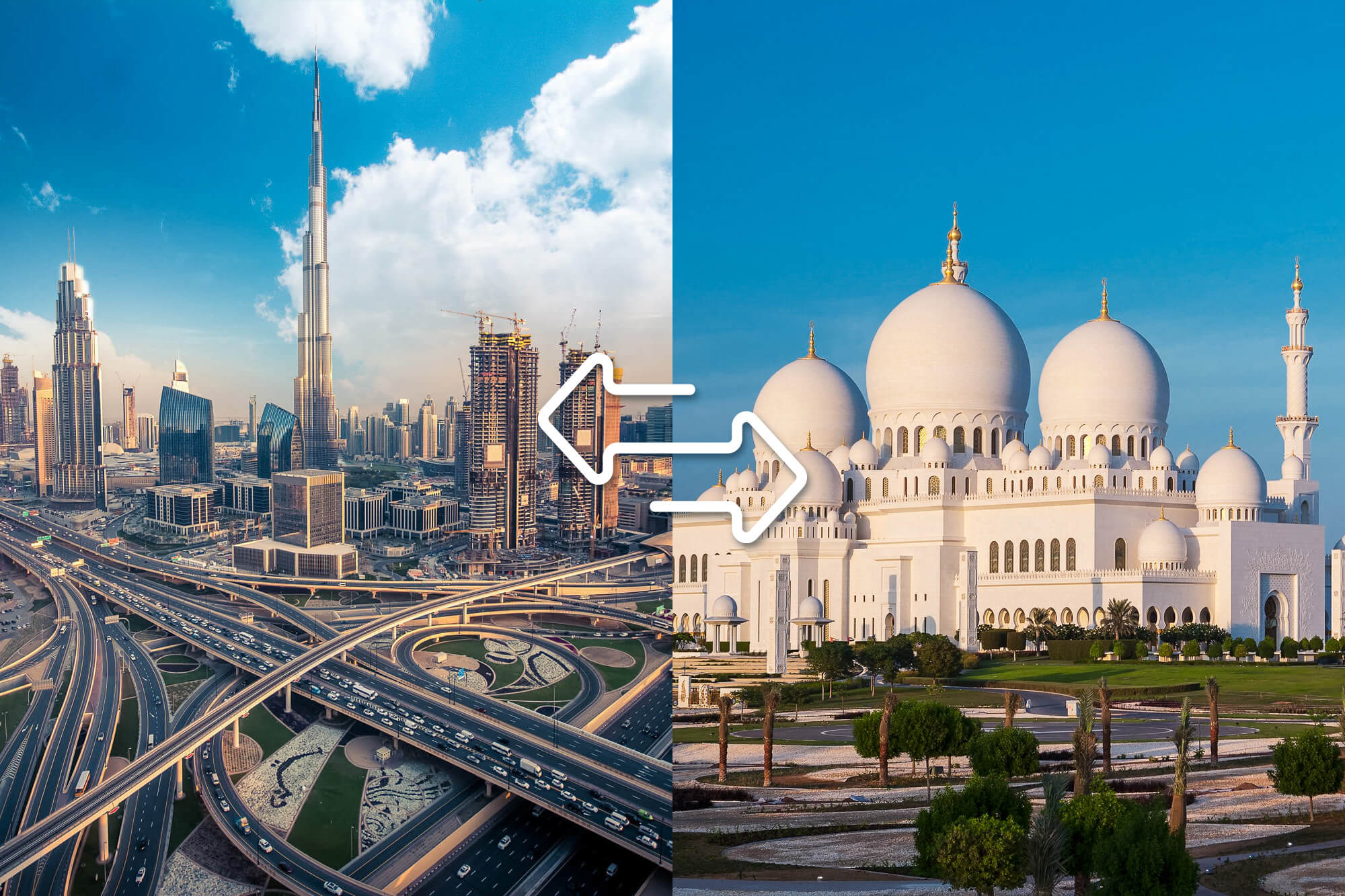 Von Dubai nach Abu Dhabi Titelbild