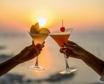 AIDA Getränkepakete Cocktails Sonnenuntergang