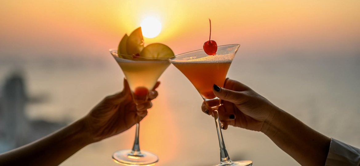 AIDA Getränkepakete Cocktails Sonnenuntergang