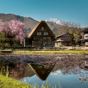 Shirakawa-go Dorf in Japan