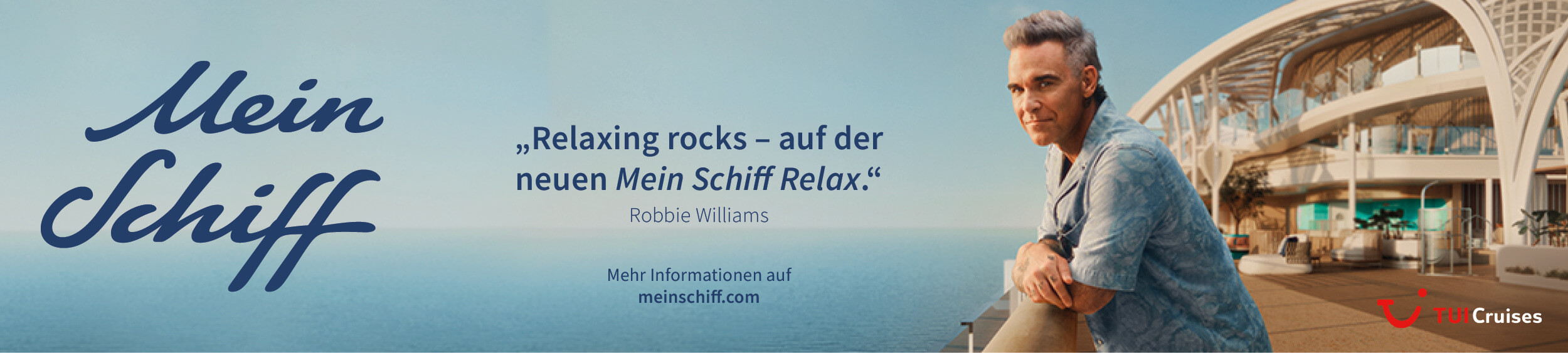 Mein Schiff Relax TUI Cruises Banner