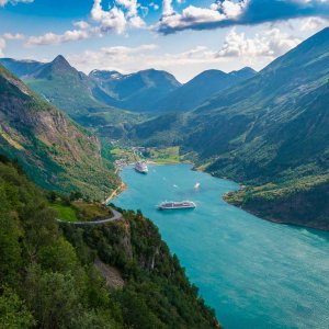 Reise mit AIDA - Geirangerfjord, Norwegen-Kreuzfahrt