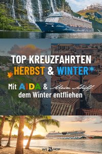 Pinterest Kreuzfahrten Herbst und Winter - AIDA und Mein Schiff Angebote