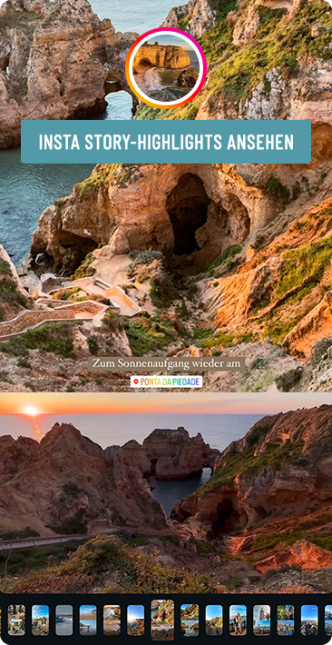 Instagram Story Highlights Algarve Portugal