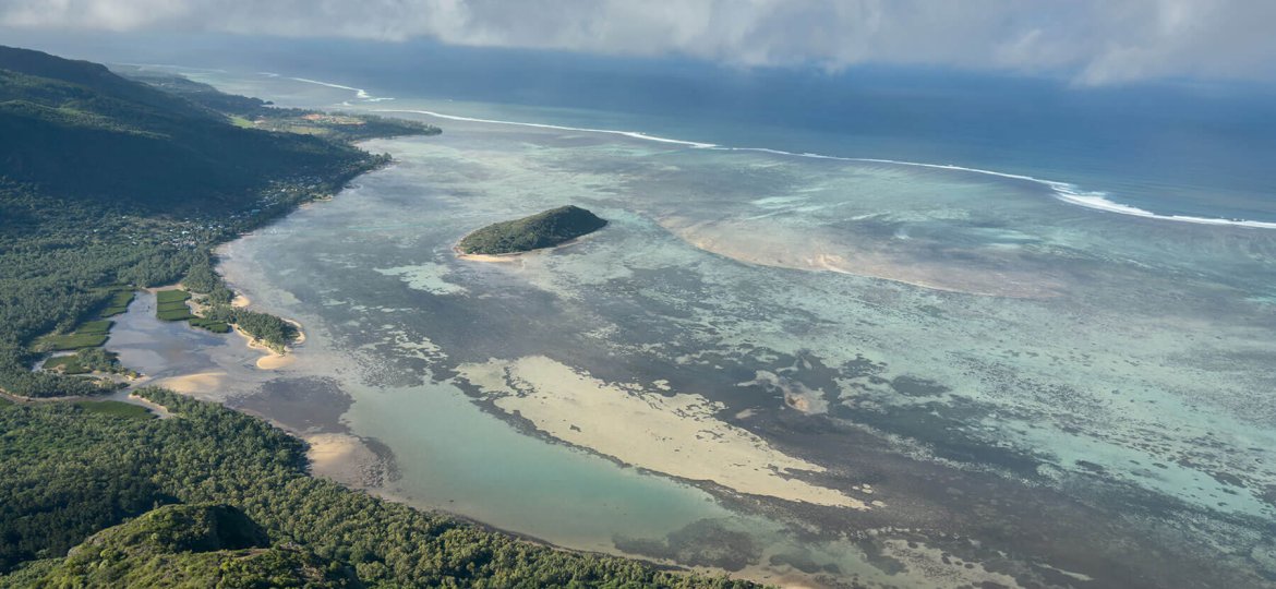 Le Morne Wanderung Aussicht Mauritius