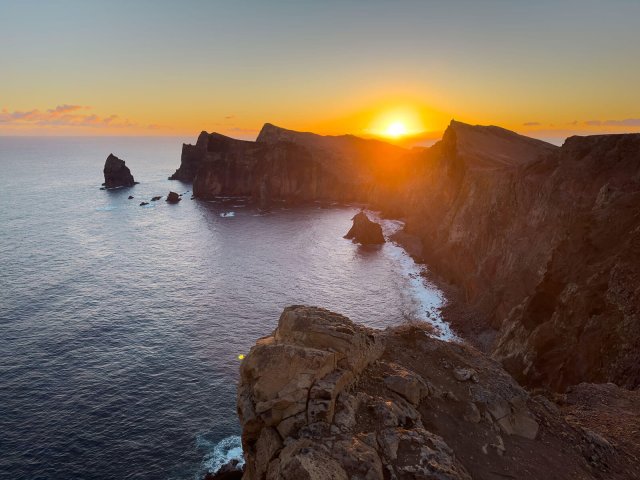 Miradouro da Ponta do Rosto Madeira Sonnenaufgang