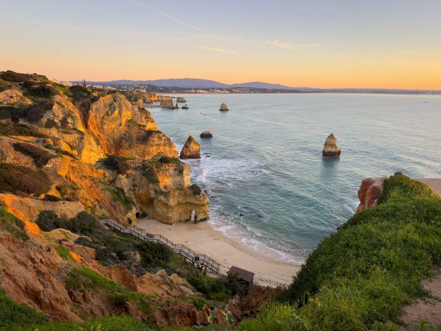 Praia do Camilo Aussicht Algarve