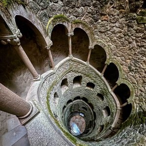 Quinta da Regaleira Brunnen Wendeltreppe