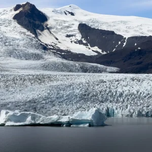 Gletscherlagune Fjallsárlón Eisblock