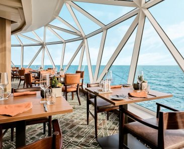 Mein Schiff Relax Restaurant Meerblick