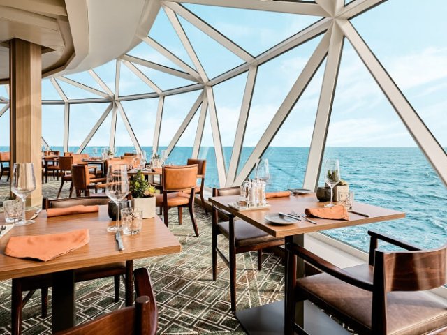 Mein Schiff Relax Restaurant Meerblick