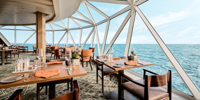 Mein Schiff Relax Restaurant Meerblick