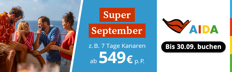 AIDA Super September Angebote